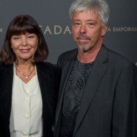 Legendarna manekenka Nina Gazibara s spremljevalcem/Legendary model Nina Gazibara